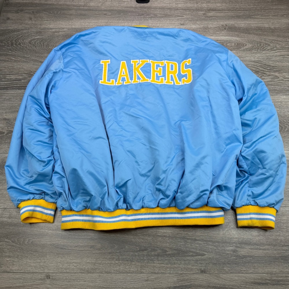 Vintage Minneapolis Lakers Harwood Classics Bomber Jacket Mens 4XL Reversible